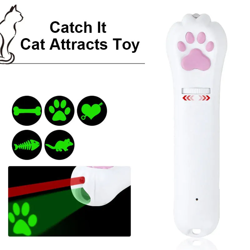 "Catch it" Cat attracts toys (with 5 pattern)
