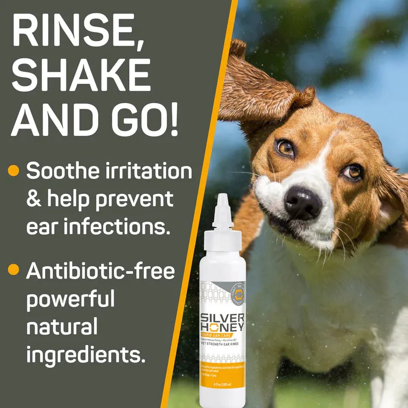 Rapid Ear Care Vet Strength Ear Rinse - 4oz.