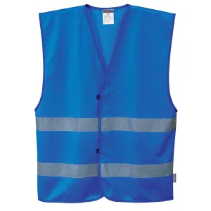 Royal Blue Safety Vest Reflective Hi Vis Work and Event Style Vest