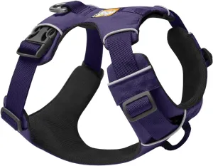 Ruffwear, Front Range Dog Harness, Reflective Soft Padded Everyday Harness with Dual Leash Clips, Adjustable and Lightweight Fit for Training or Walking for All Dogs, Purple Sage, Large/X-Large