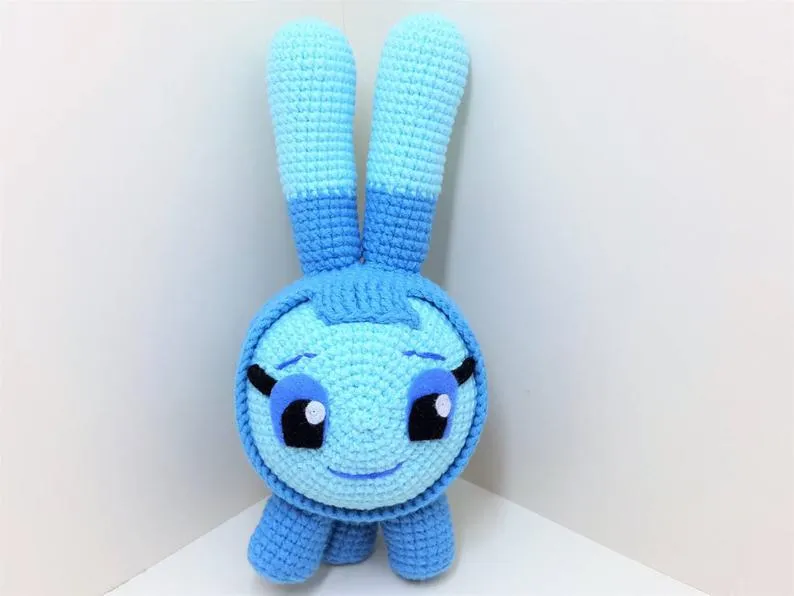 Set of  8 crochet handmade squeaky peepers plushies