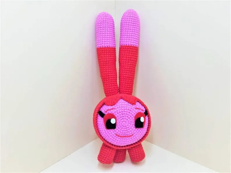 Set of  8 crochet handmade squeaky peepers plushies