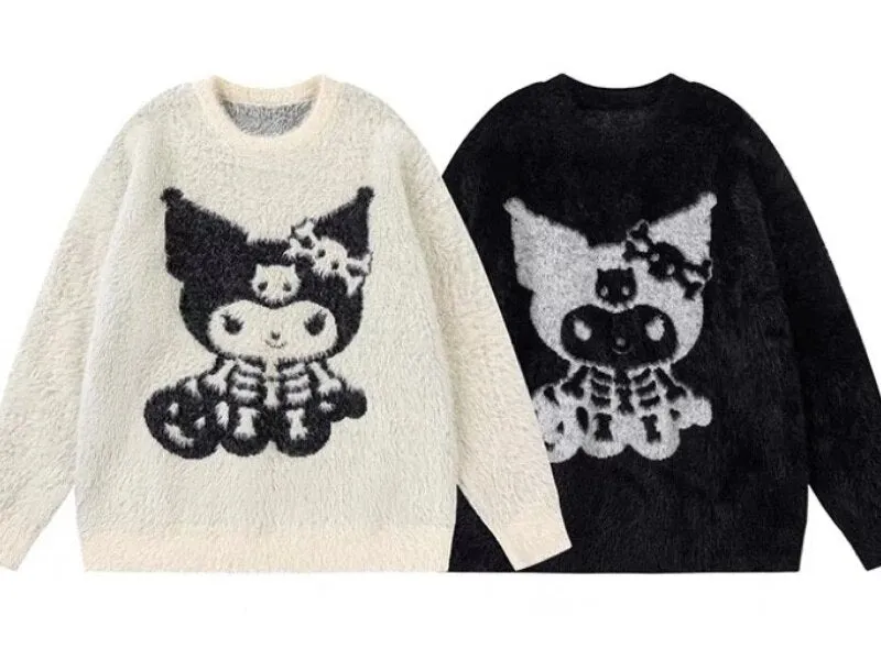 Skeleton Kuromi Sweater