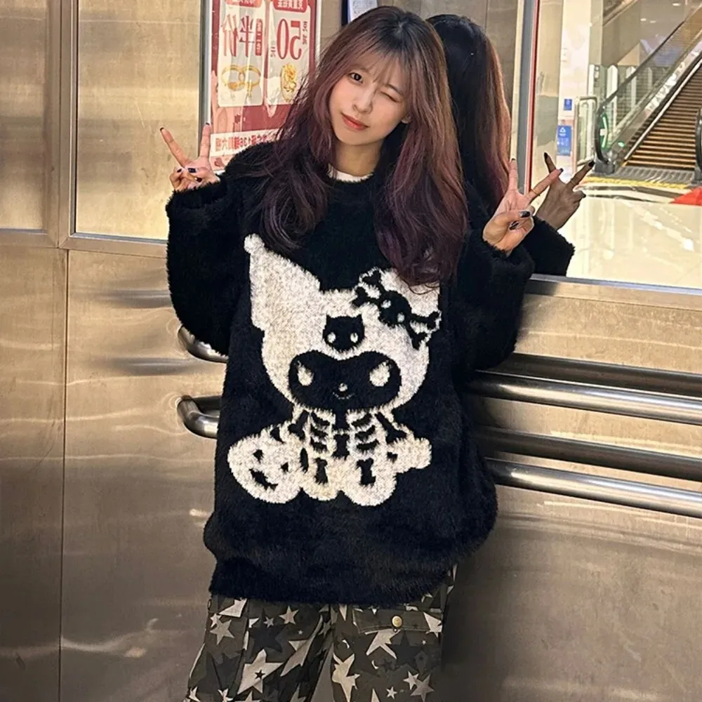 Skeleton Kuromi Sweater
