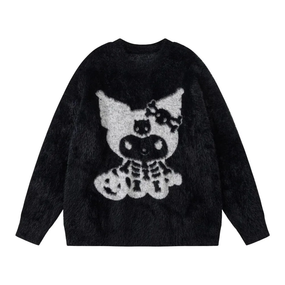 Skeleton Kuromi Sweater