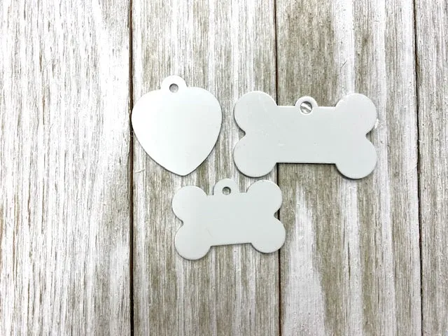Sublimation Aluminum Pet ID Tag