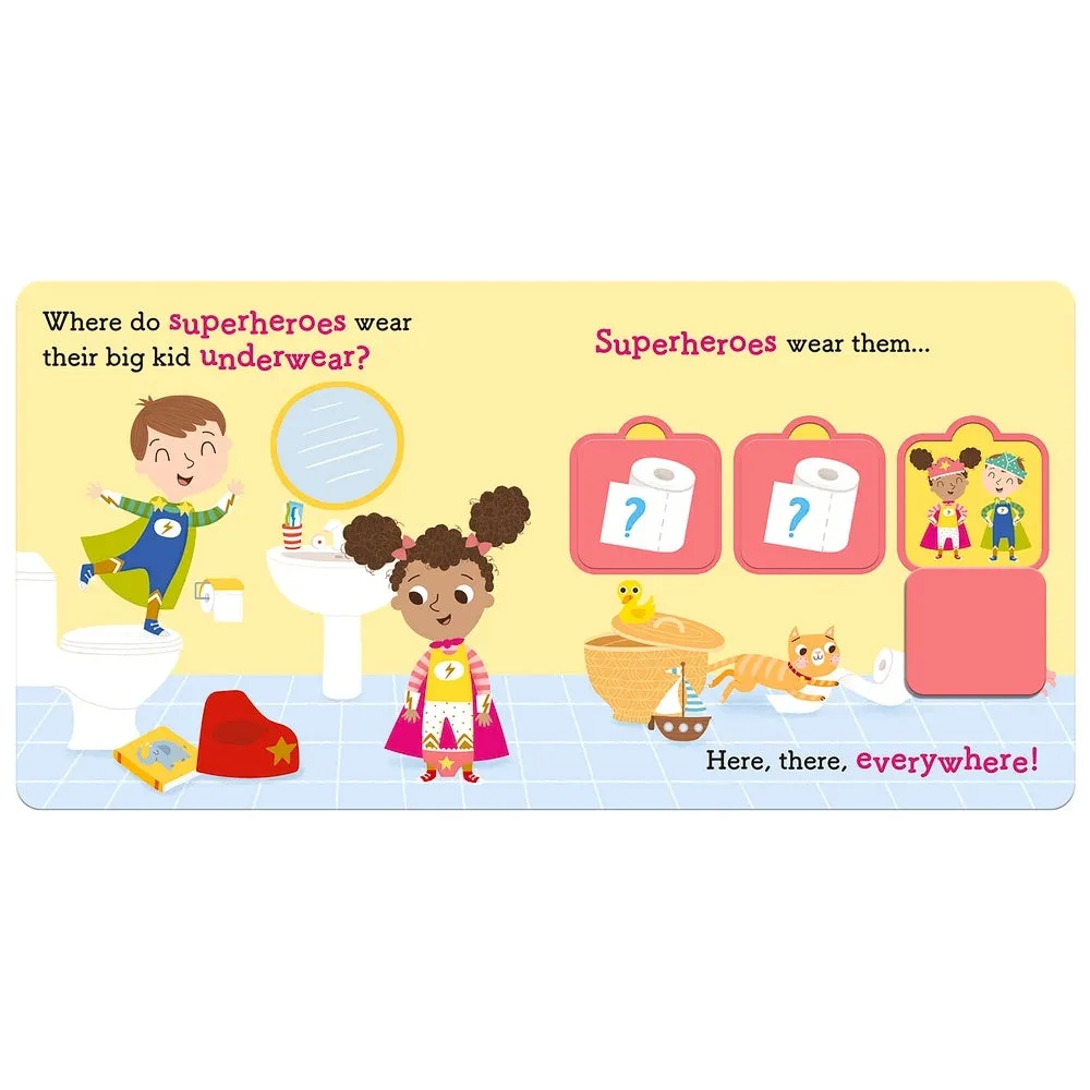 Superheroes LOVE Potty Time Board Book