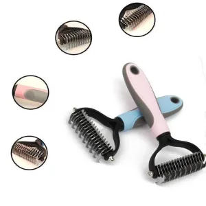 Two Sided Cat Deshedding Brush