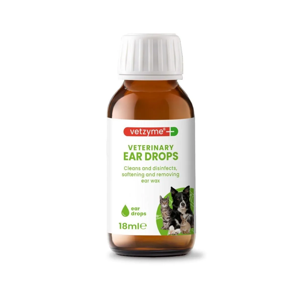 VETZYME Veterinary Ear Drops 18ml