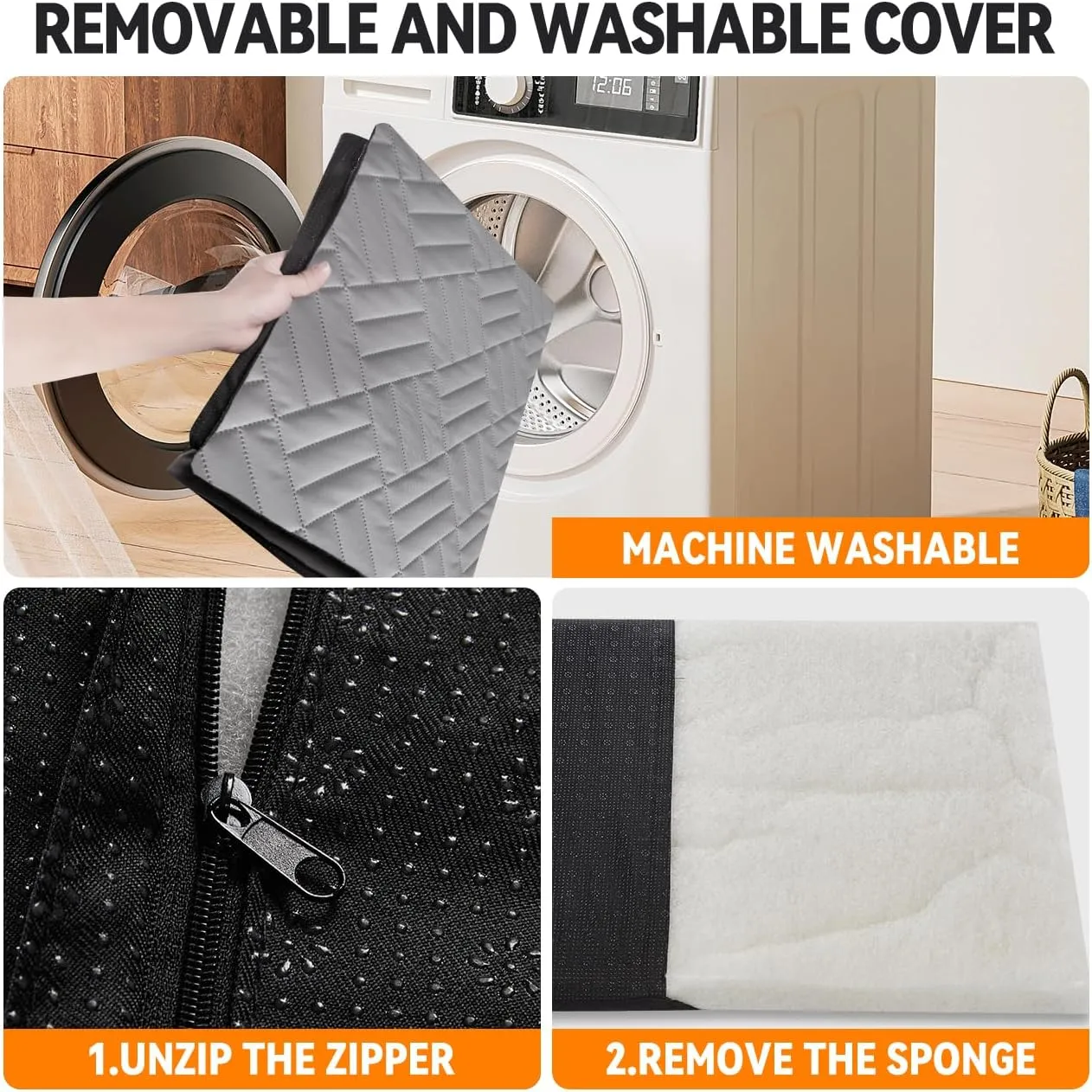 YJGF Dog Mat for Back Seat Extender for Dogs,Dog Bed for Car,Hard Bottom Car Seat Cover for Dogs,Pet Cover for Hammock for Car (Gray, for car Back seat Extender)
