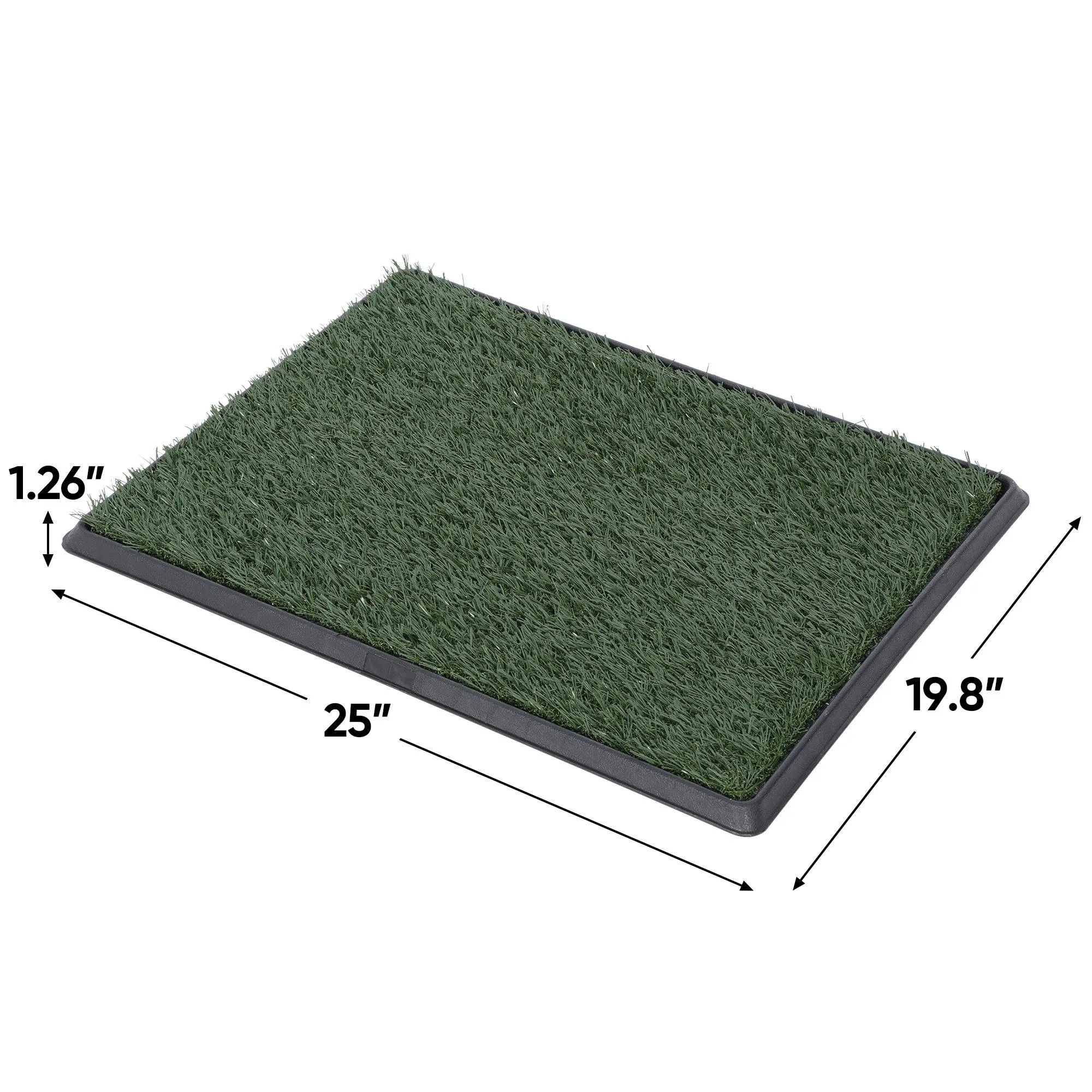 ZENY™ Artificial Grass Bathroom Mat for Puppies and Small Pets Portable Potty Trainer